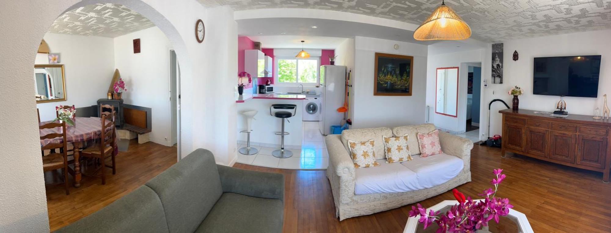 5Min Futuroscope 80M2 - 3 Chambres - Parking Prive - Wifi - Jardin Chasseneuil-du-Poitou Exterior foto